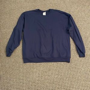 Navy Blue Men’s Crewneck, Hanes, Size XL